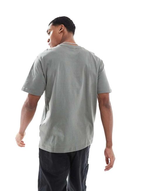 Only & Sons Gray Relaxed Fit T-shirt for men