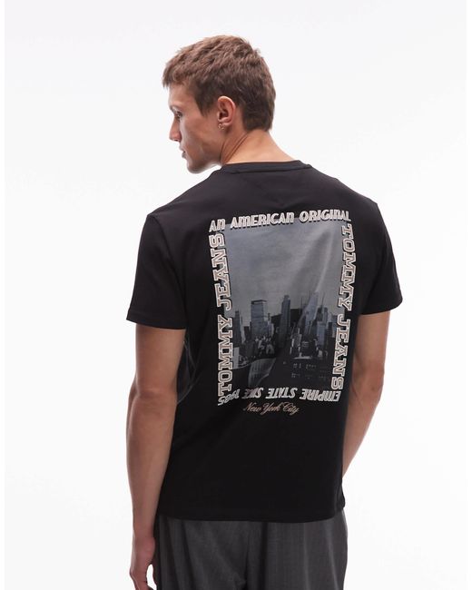 Tommy Hilfiger Black Stamp Photo T-shirt for men