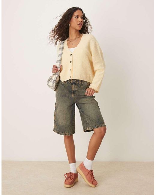 Dickies Natural Denim Carpenter Jorts