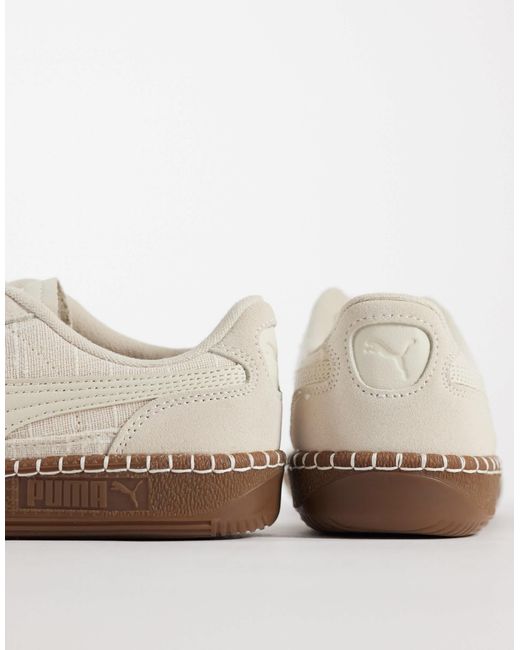PUMA White – palermo – stroh-sneaker