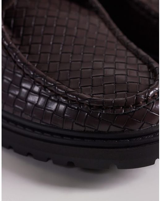 SEQWL – pier – schnürschuhe in Brown für Herren