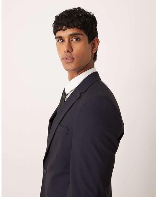 ASOS Blue Skinny Suit Jacket for men