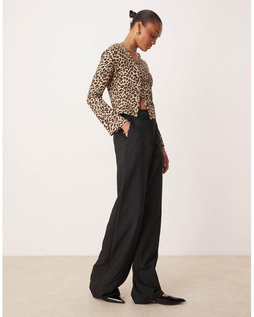 ASOS White Asos Design Tall Tailored Relaxed Straight Leg Pants