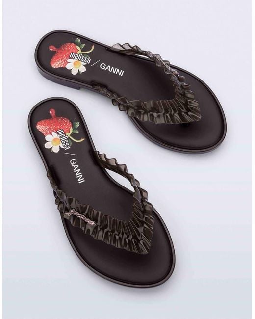 Melissa White Flip Flop Slim X Ganni