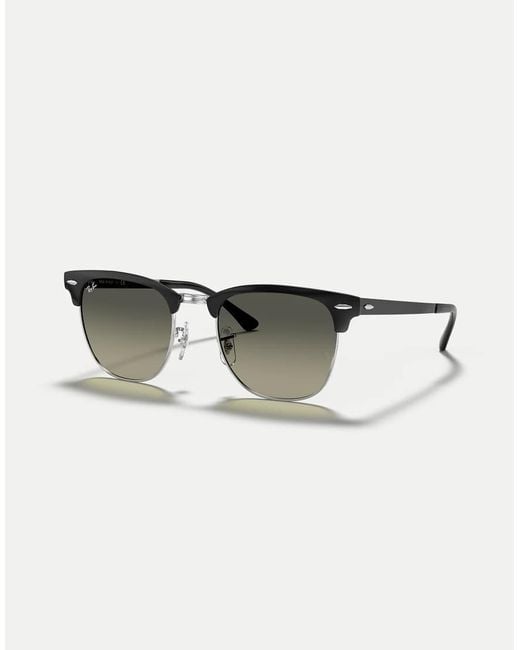 Ray-Ban Natural Clubmaster Sunglasses With Lens