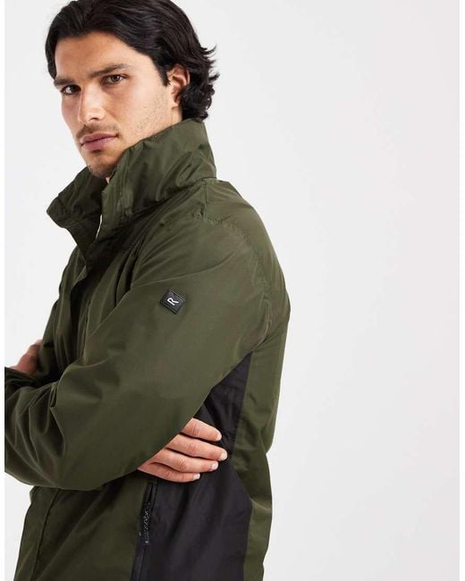 Regatta Green Waterproof Matt Ii Shell Jacket for men