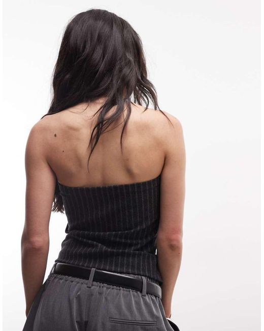 Weekday Black Bandeau Top