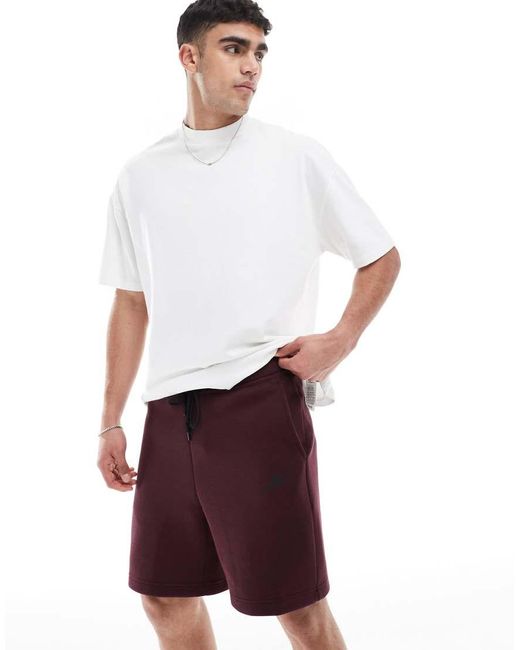 Nike White Club Tech Fleece Shorts for men