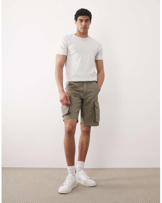 Jack & Jones White Rib Regular T-shirt for men