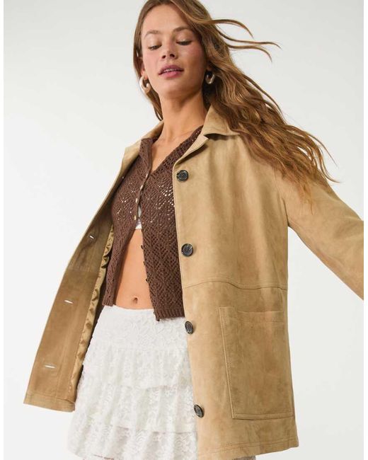 Gonna Pantalone di Stradivarius in Natural