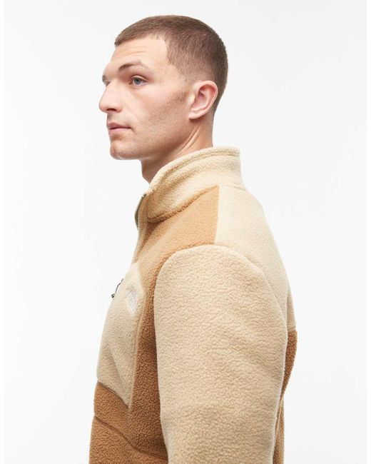 The North Face Natural Yumiori 1/4 Zip Colourblock Fleece for men