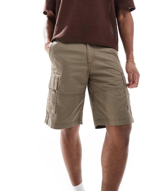 Jack & Jones Cargoshort Met Losse Pasvorm in het Natural voor heren