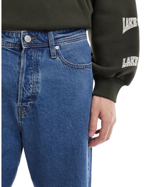 Jack & Jones – alex – weite jeans in Blue für Herren