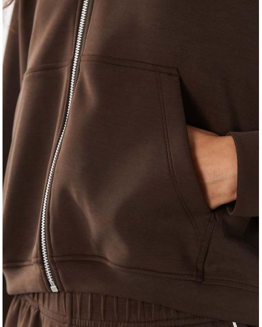 Cotton On Brown Active Ultimate Track Jacket