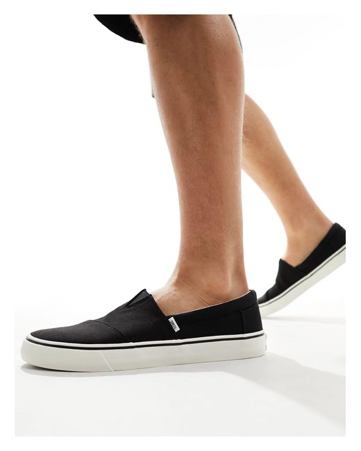 Alpargata fenix - sneakers senza lacci nere di TOMS in White da Uomo