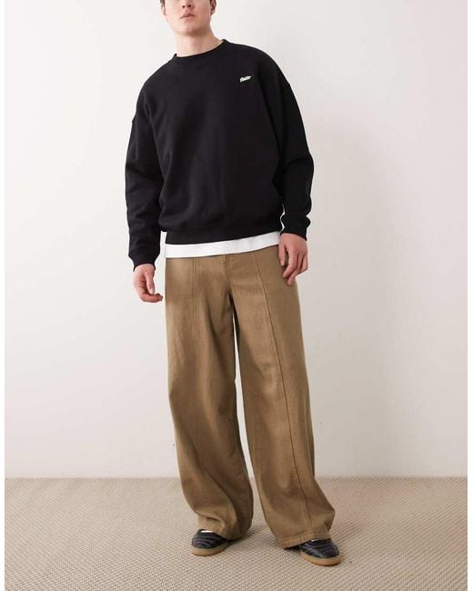 ASOS Black Loose Trousers for men