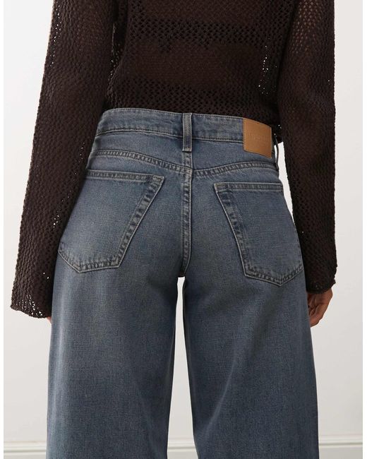 Weekday Blue – ample – weit geschnittene jeans