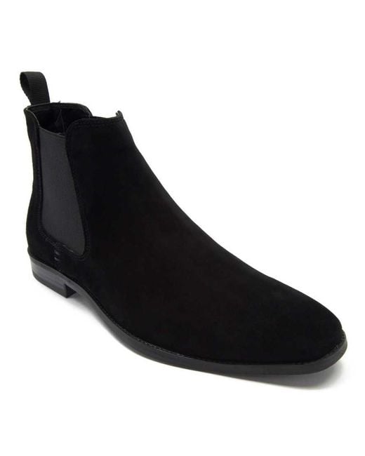 Thomas Crick Black Addison Formal Chelsea Boots for men