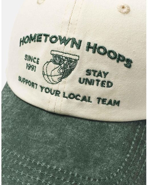 Pull&Bear Hometown creolen-cap in Natural für Herren