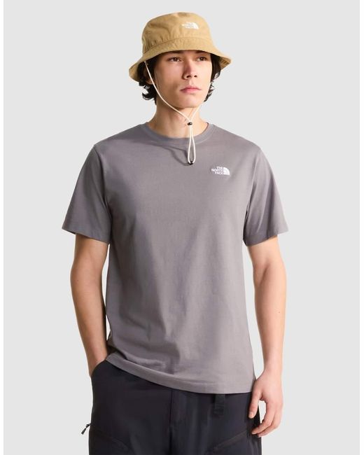 The North Face Gray Evolution Simple Dome Regular Short Sl for men