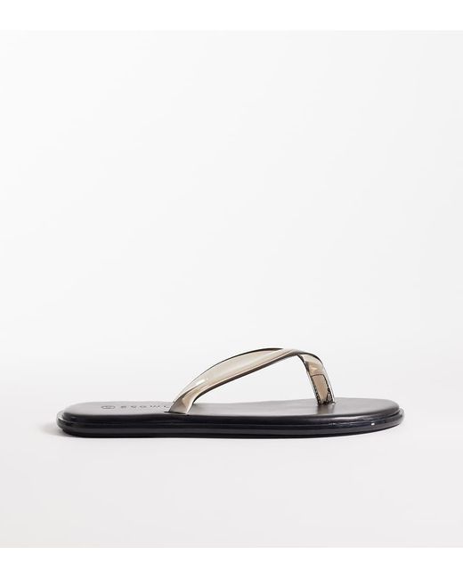 SEQWL Wide Fit White Jelly Thongs
