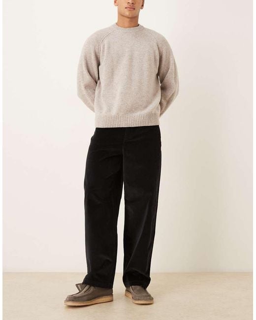 ASOS Black Loose Straight Pants for men