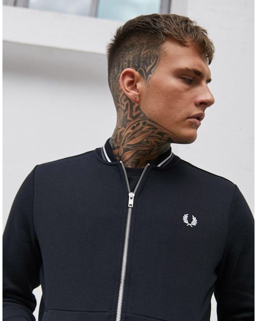 Fred perry bomber sweat sale