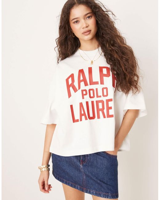 Polo Ralph Lauren Red – kastiges t-shirt