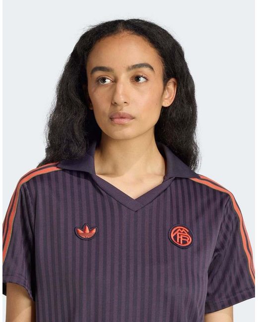 Adidas Originals Blue Fc Bayern Terrace Icons Dress