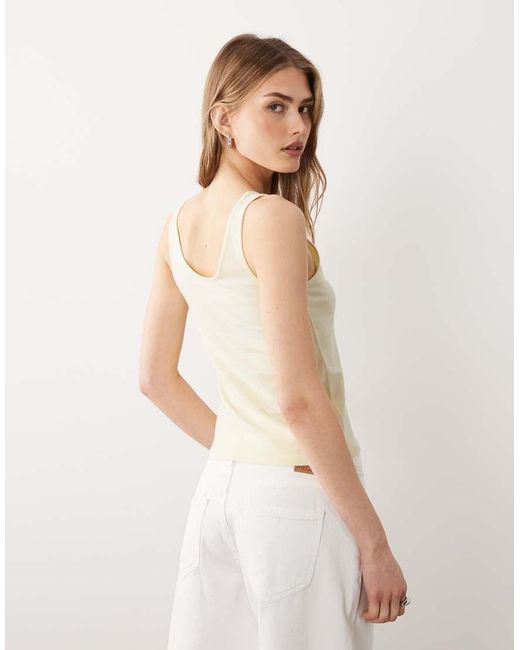 Calvin Klein White Monologo Tank Top