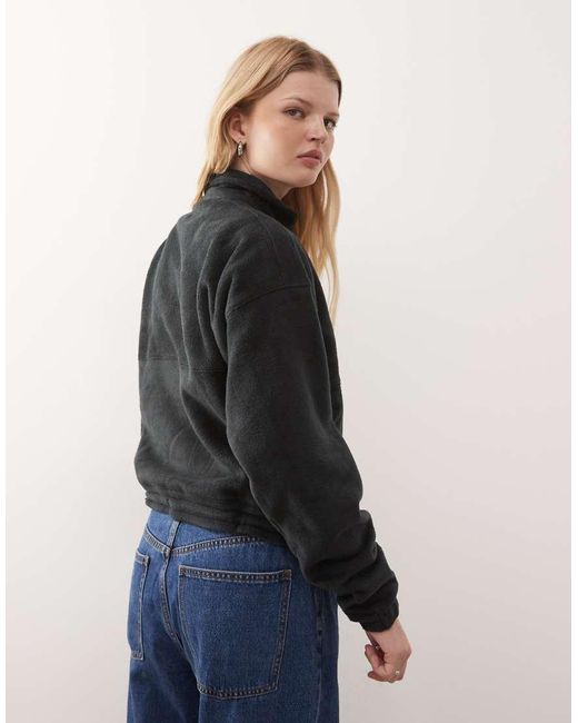 Columbia Black Brushy Bay Half Zip Fleece