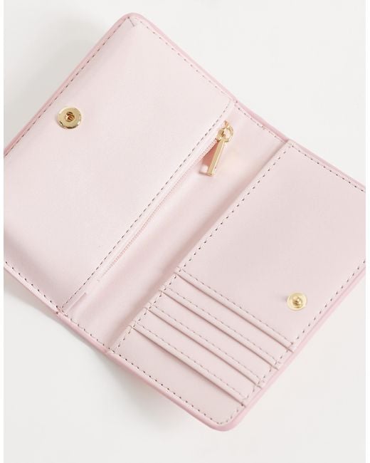 Mango Pink Croc Effect Wallet