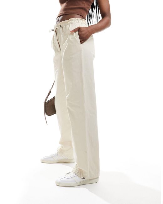 Femme - pantaloni oversize beige di SELECTED in Natural
