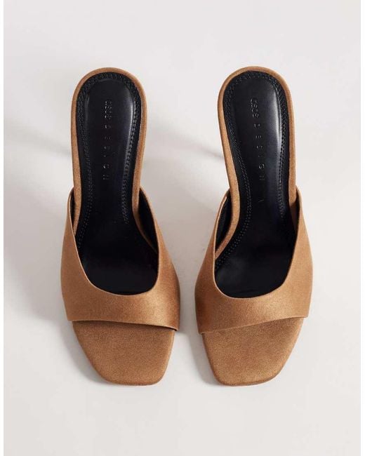 ASOS White Nighty High Heeled Mules