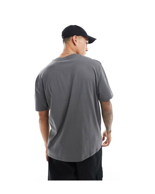 ASOS Gray Relaxed Fit T-shirt for men