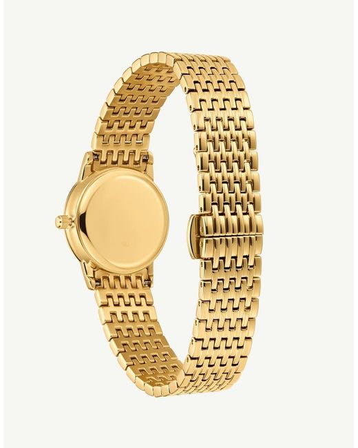 D.Louise Metallic Classic Link Round Watch