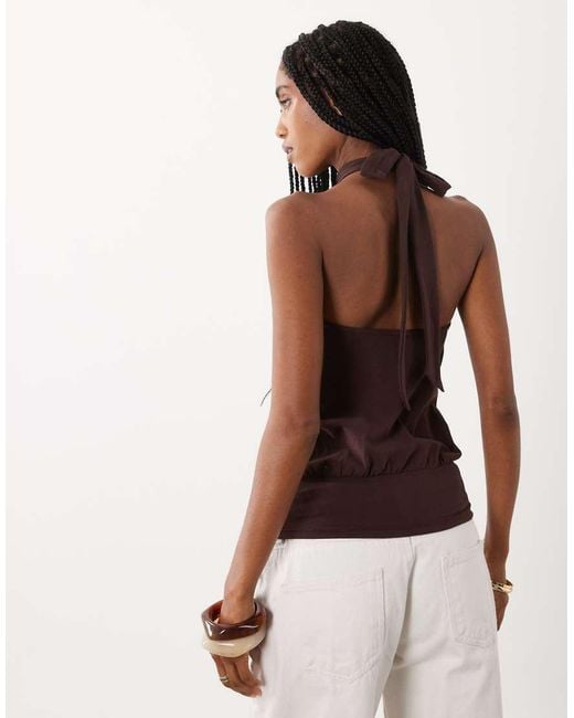 Cotton On White Ada Beaded Halter