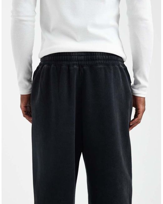 Hollister White Super Baggy Graphic Joggers for men