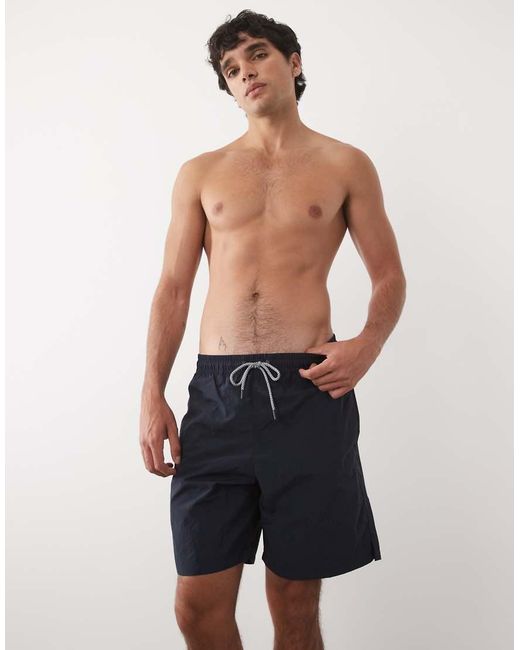 Mango Blue Boxer Style Swim Short for men