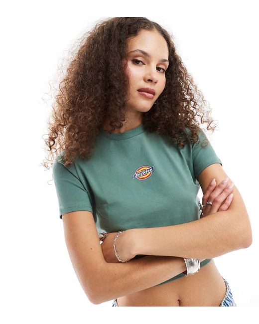 Dickies Blue Maple Valley Baby Tee