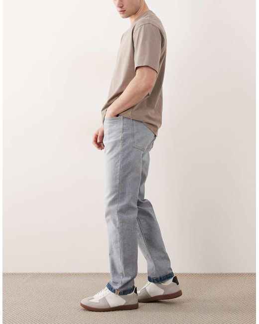 HUGO Natural Hugo Jonah Regular Fit Distressed Denim Jeans for men