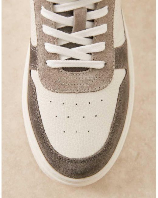 ASOS Brown Panelled Trainers for men