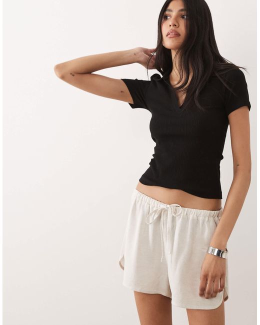 Mini-short ASOS en coloris Natural