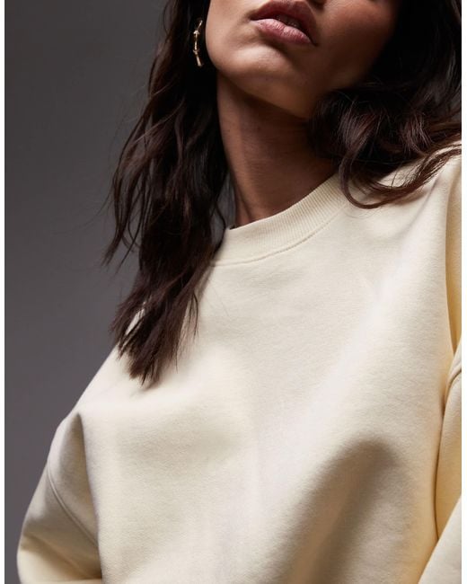 TOPSHOP Gray – oversize-sweatshirt