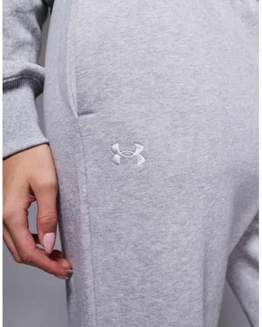 Under Armour Gray Rival Straight Leg joggers
