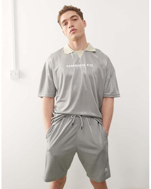 Umbro Gray Football Shirt Jersey T-shirt for men