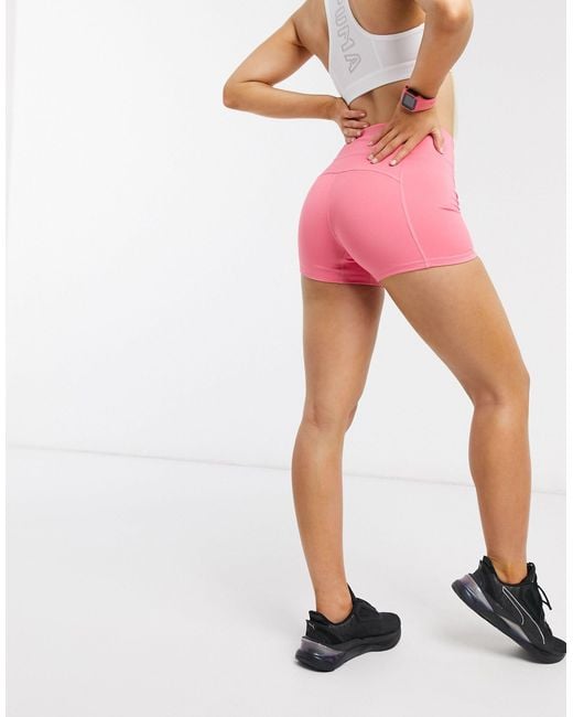 PUMA Training Exclusive To Asos Booty Shorts in Pink - Lyst