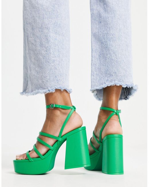 sandales plateforme pull and bear