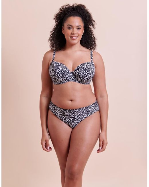 Curvy Kate Pink Wild Horizon Padded Balcony Bikini Top