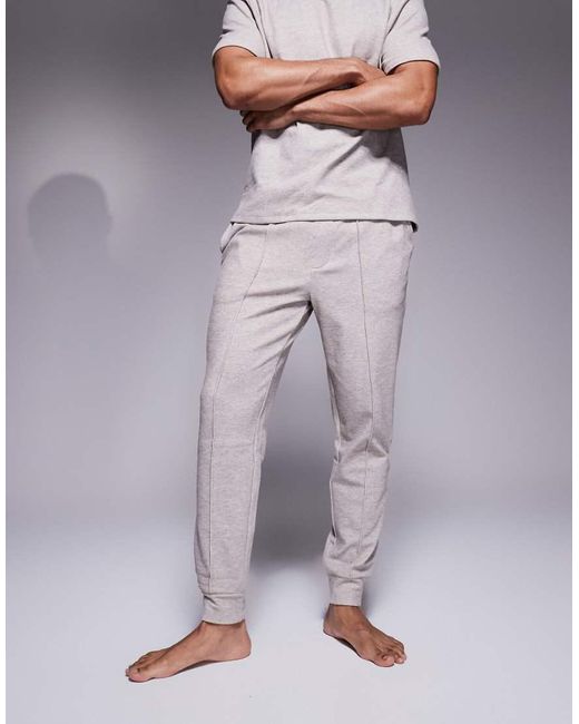 River Island Purple Super Cosy Lounge joggers Mix & Match Set for men